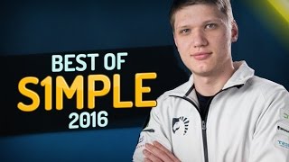 CSGO  Best of s1mple Highlights 2016 [upl. by Arfihs]