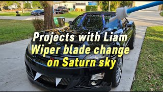 Windshield wiper change on Saturn Sky [upl. by Thomsen]