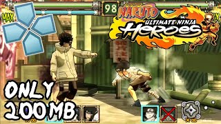 Naruto Ultimate Ninja Heroes  PSP Download MediaFire Save Data [upl. by Annovy]