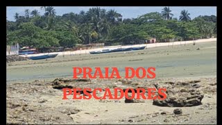 Praia dos pescadores e da praça de Bom Jesus dos Pobres Saubara BA [upl. by Thurman]