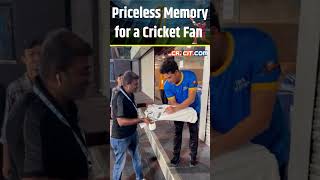 Priceless Memory for a Cricket Fan Signed by the God of Cricket ytshorts [upl. by Anner]