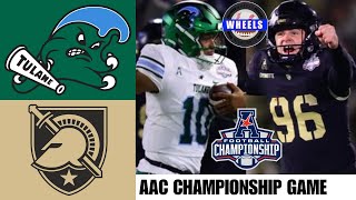 24 Army vs Tulane  AAC Championship Game  2024 College Football Highlights [upl. by Eiralav]