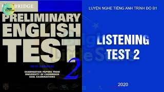 PET KEY English Test Book 2 Test 2 Listening [upl. by Beasley635]