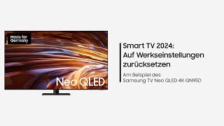 Samsung Smart TV 2024 Auf Werkseinstellungen zurücksetzen [upl. by Johansen]