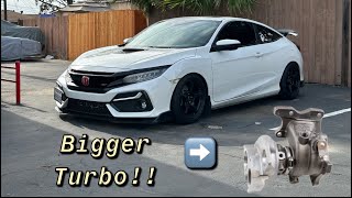 Honda Civic Si goes BIG TURBO  Rv6 R365 Turbo [upl. by Notluf]