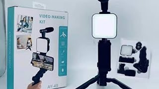 Vlogging ke liye finally Videomaking Kit Maga Liya Videomaking Kit AY49 Ka price janna hai to com [upl. by Wilder]