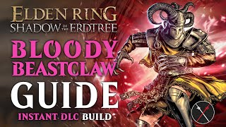 Elden Ring Beast Claw Build  How to Build a Bloody Beastclaw Guide Shadow of the Erdtree Build [upl. by Rush]