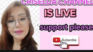 Criselda Channel is live Please support guys lets Zumba dance tayo [upl. by Jada]