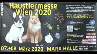 Haustiermesse Wien 2020 httpsratgeberaktivtvcom [upl. by Shari]