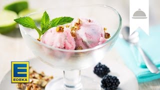 ChampagnerSorbet selber machen  Mit Brombeeren  EDEKA [upl. by Mcguire]