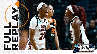 South Carolina vs Oregon State  2024 NCAA womens Elite Eight  FULL REPLAY [upl. by Jade]