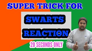 Swarts Reaction  ORGANIC CHEMISTRY TRICKS  BHARAT PANCHAL SIR [upl. by Raquela]