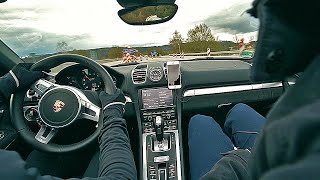 2015 Porsche Boxster GTS POV  Gunfire Exhaust Rev amp Acceleration [upl. by Mellitz]