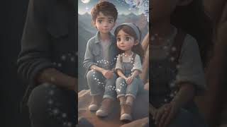 The cutest animated love story ever foryou youtubeshorts [upl. by Atsirc]