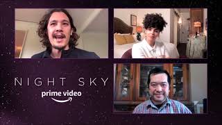 Kiah McKirnan and Chai Hansen Interview for Prime Videos Night Sky [upl. by Sipple]