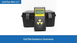 Radiation Dosimeter  GAOTek [upl. by Lana]