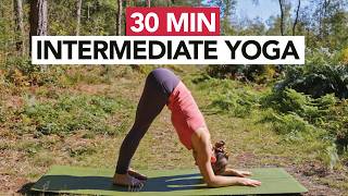 30 Min Intermediate Yoga Flow to Improve Strength amp Flexibility [upl. by Leggat238]