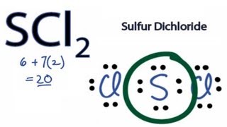 SCl2 Lewis Structure How to Draw the Lewis Structure for SCl2 [upl. by Odille]