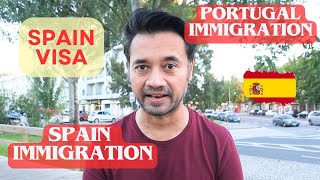 Spain Visa  Spain immigration  Portugal immigration update [upl. by Shaum117]