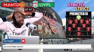 strictostrict Stricto Reaction To MAIINNOOOOO Goal  MAN UTD 2  1 Liverpool [upl. by Nosnevets]