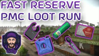 FAST  LIVE LOOT RUN  Reserve Loot Guide  Escape From Tarkov [upl. by Greiner]