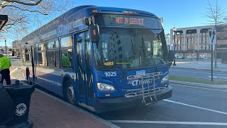 CTtransit 2010 New Flyer Industries XDE40 1025 Ride on route 41 [upl. by Retrac]