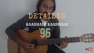 Kadhale Kadhale 96 Detailed Raga Guitar Solo  Lead Slides [upl. by Zebulen242]