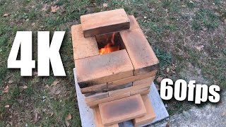 🚀🚀 How to build a Rocket Stove 🚀🚀 4K [upl. by Felten]