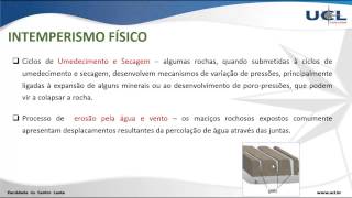 GEO VID 05 02 Intemperismo fisico e quimico [upl. by Anoy833]