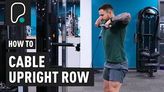 How To Do Cable Upright Rows [upl. by Euqininod]