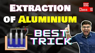 Extraction of Aluminium EASIEST TRICK  Metallurgy  SSC Class10  MH Board  Parth Momaya [upl. by Irehc]