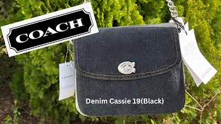 NEW BLACK COACH DENIM CASSIE 19  DENIM COLLECTION 2024 [upl. by Vivianne]