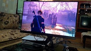 Resident Evil 4 Remake l PS5 Slim 4K MONITOR AORUS FI27Q [upl. by Alithea]