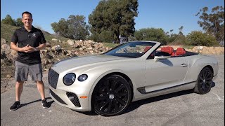 Is the 2022 Bentley Continental GTC a performance luxury car WORTH the price [upl. by Gelb418]