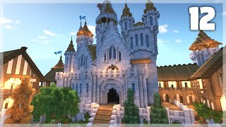 Minecraft How to Build a Medieval Castle  Huge Medieval Castle Tutorial  Part 12 [upl. by Steady]