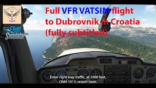 Full VFR VATSIM flight in Cessna 152 [upl. by Estis]