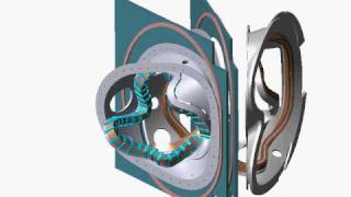 NCSX stellarator core assembly sequence [upl. by Alemaj]