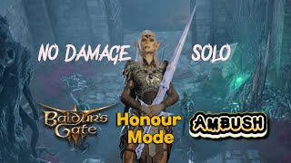 Rogue Fighter versus Githyanki Ambush Honour mode Solo  Baldurs Gate 3 [upl. by Letnahs330]