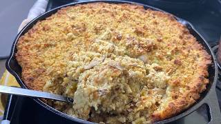 Grandmas Secret to the BEST Cornbread Dressing SOUTHERN CORNBREAD Dressing Recipe ❤️ [upl. by Teuton323]