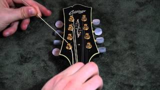 Restringing Your Mandolin WEB HD [upl. by Oeram]