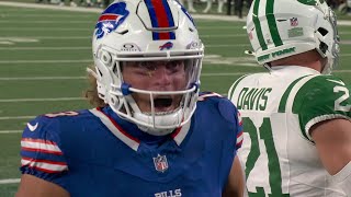 Josh Allens ninth TD pass of 24 puts Bills back in the lead vs Jets [upl. by Setarcos]