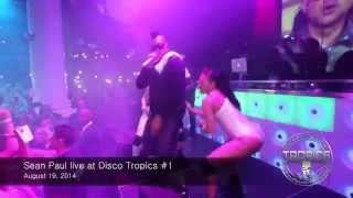 Sean Paul live at Tropics 2014 after movie 1 [upl. by Akiv]