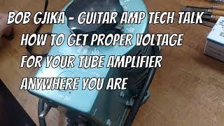 Variac vs StepDown Transformer  Voltages for Guitar Tube Amps Tech Talk [upl. by Hanus152]