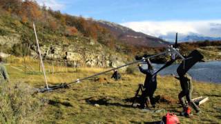 Turbinas eólicas instaladas en Parques Nacionales de la Patagonia Argentina [upl. by Nauqyaj873]