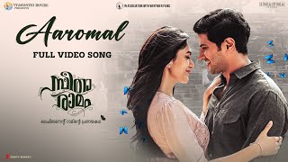 Aaromal Video Song  Sita Ramam Malayalam  Dulquer  Mrunal  Vishal  Hanu Raghavapudi [upl. by Inajna]