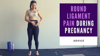 Tips for Dealing with Round Ligament Pain During Pregnancy [upl. by Nadabas]