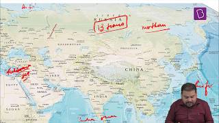 Geography Through Maps  Part 67 Asia [upl. by Dolorita]