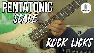 Free Guitar Soloing Lesson  Rock Licks  Pentatonic Scale  Position 4 [upl. by Winikka]