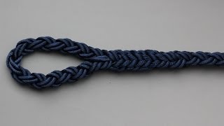 Eye splice in an 8 strand rope [upl. by Lowe158]