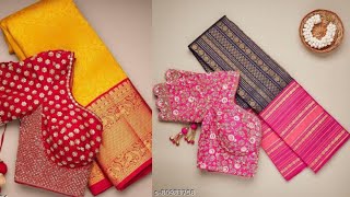 meesho saree haul  readymade work blouse with saree  reasonable price starting from Rs 1200 [upl. by Anegue]